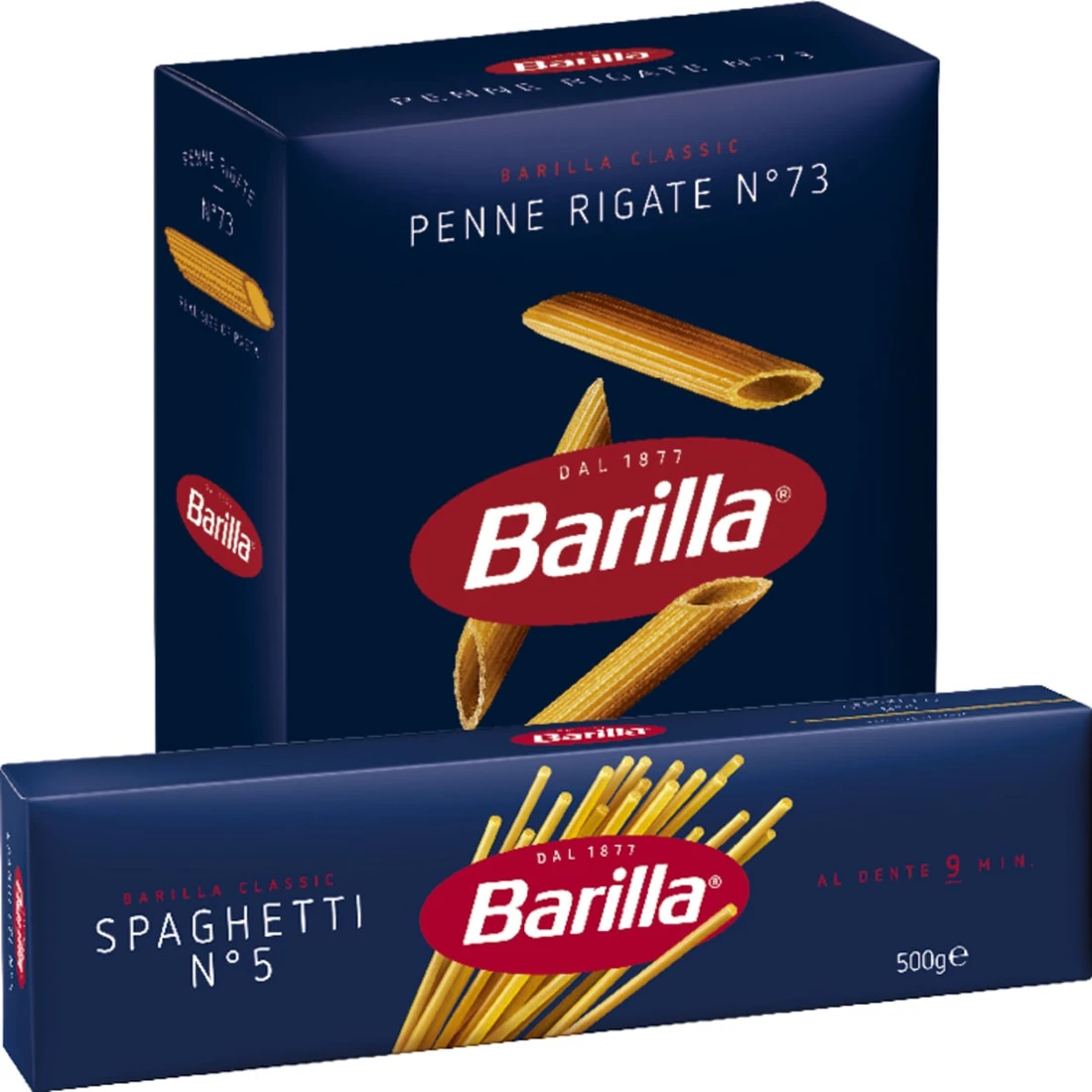 سباغيتي وبيني ريغاتي — Barilla